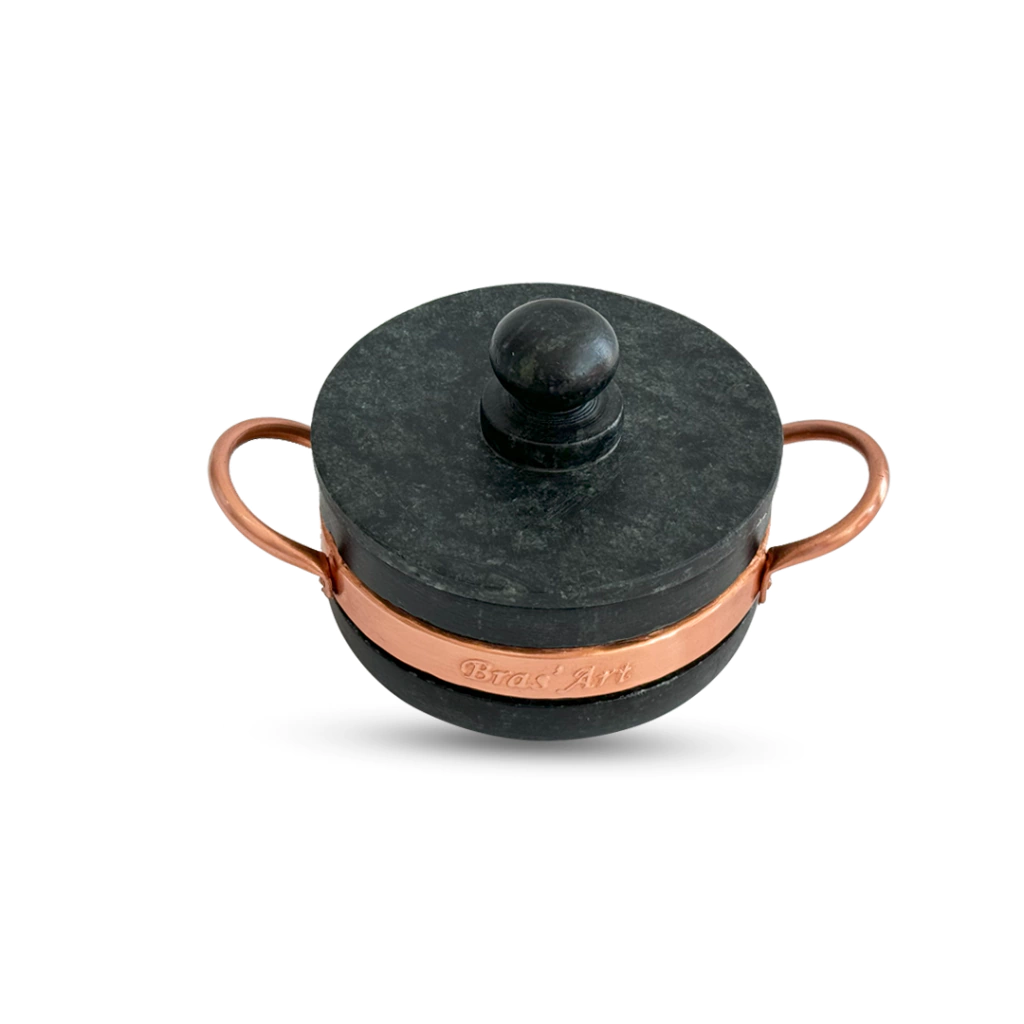 Panela De Pedra Sabão Reta 500 ml