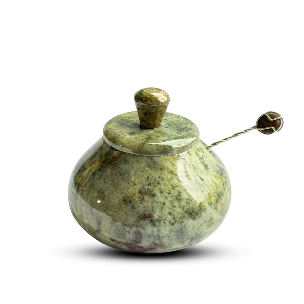 Pimenteira Medieval Pedra Sabão Envernizada