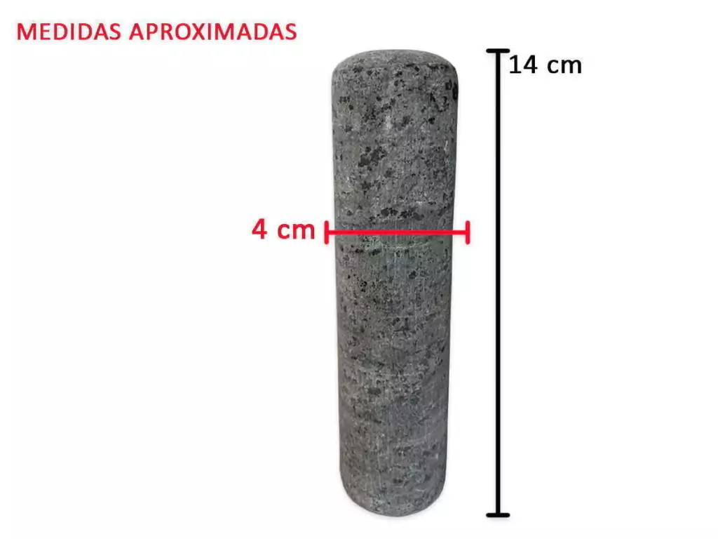 Socador Mão De Pilão De Pedra Sabão super resistente