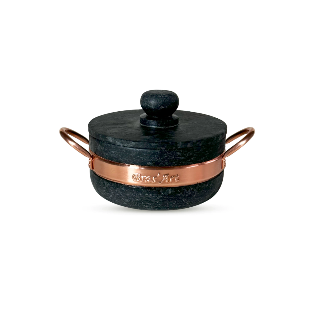 Panela De Pedra Sabão Reta 500 ml