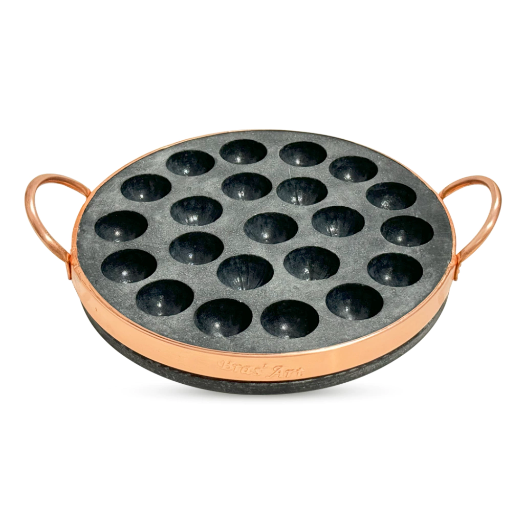 Kit Provolera Para Queijo 27 cm + Rechaud De Pedra Sabão