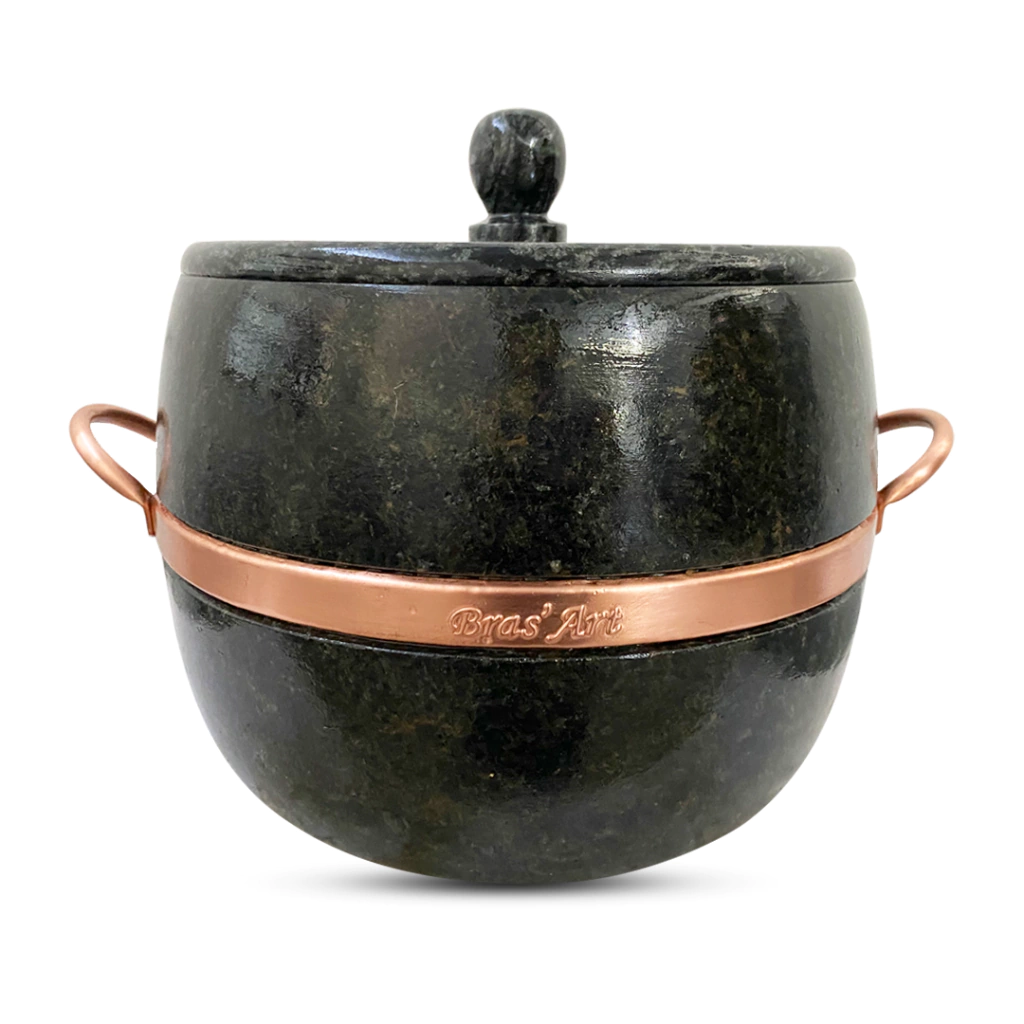 Panela Super Grande De Pedra Sabão Sinha 15 litros