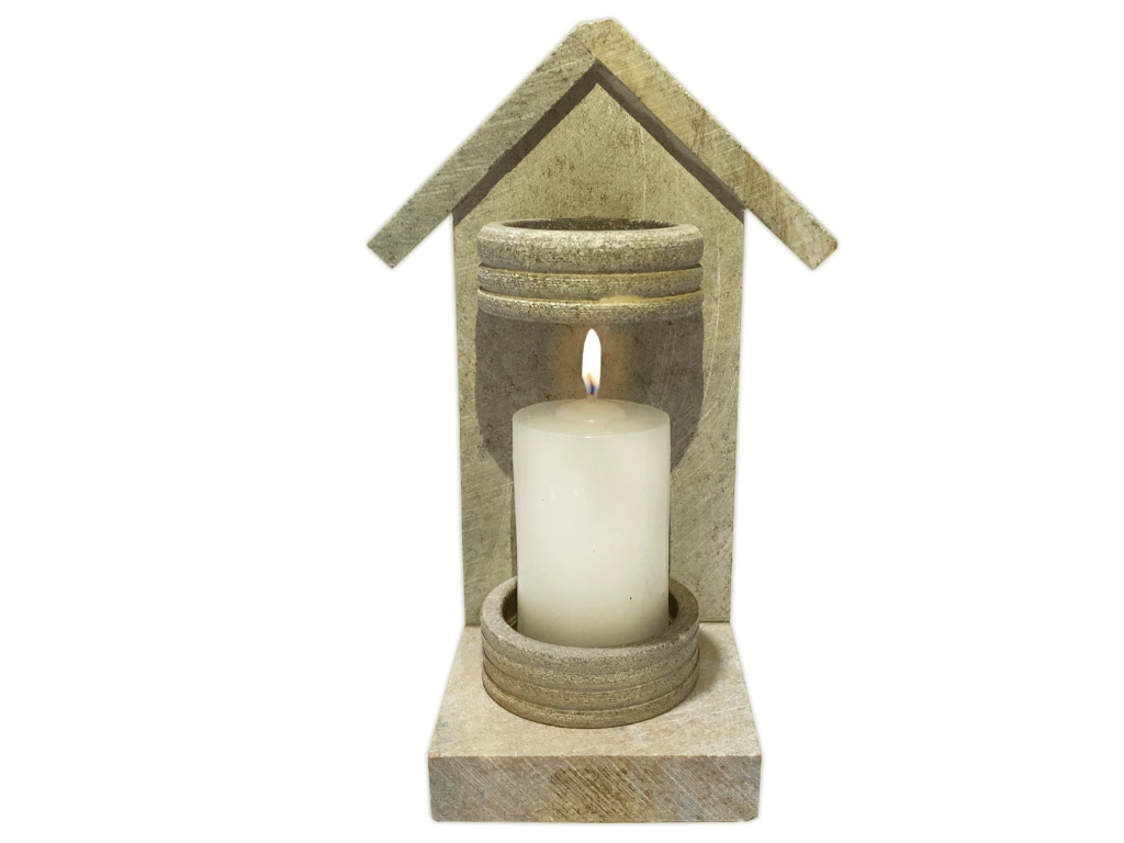 Aromatizador Difusor De Pedra Sabão Casinha Para Essencia Casa Sempre Cheirosa