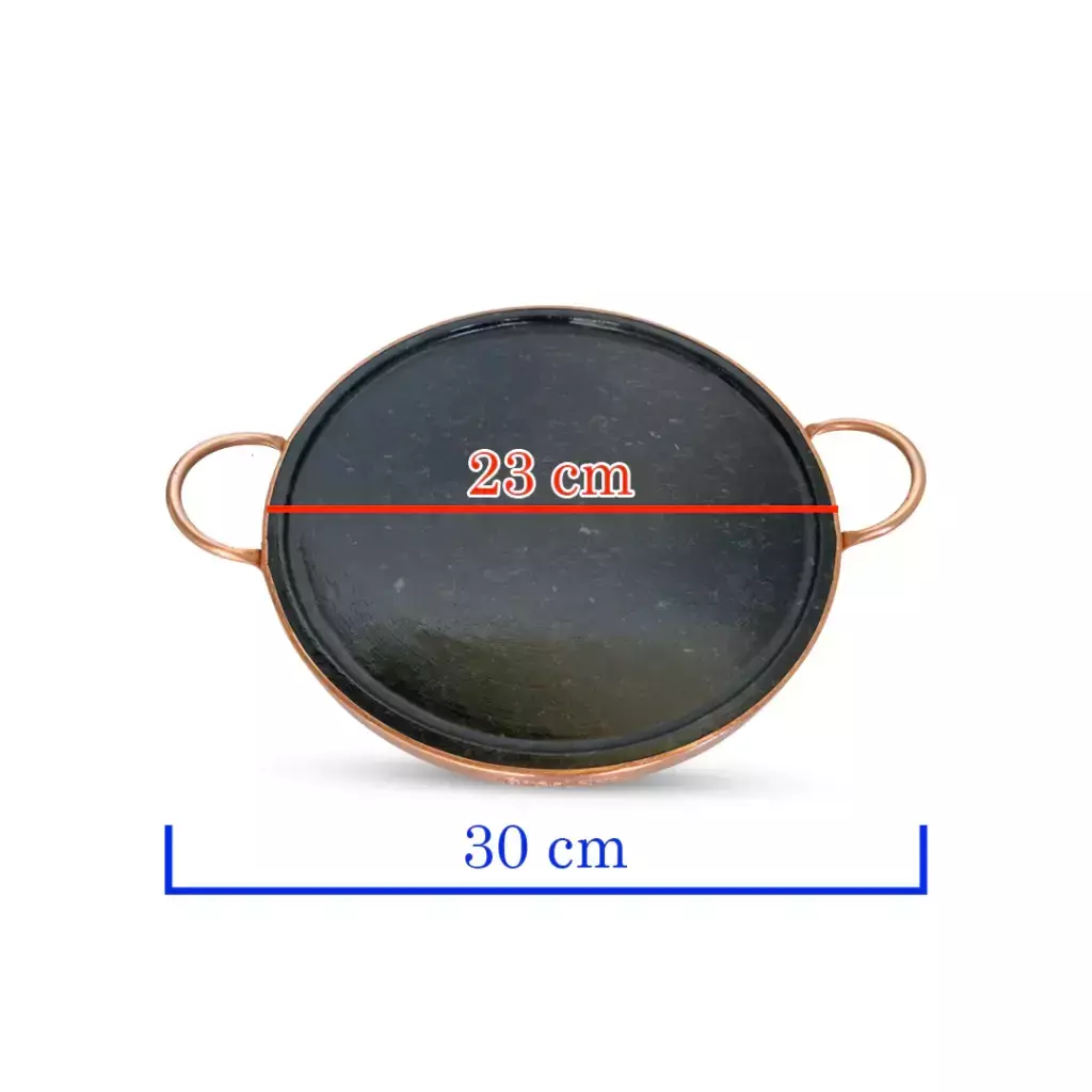 Forma Para Pizza De Pedra Sabão Com 23 Cm De Diâmetro.