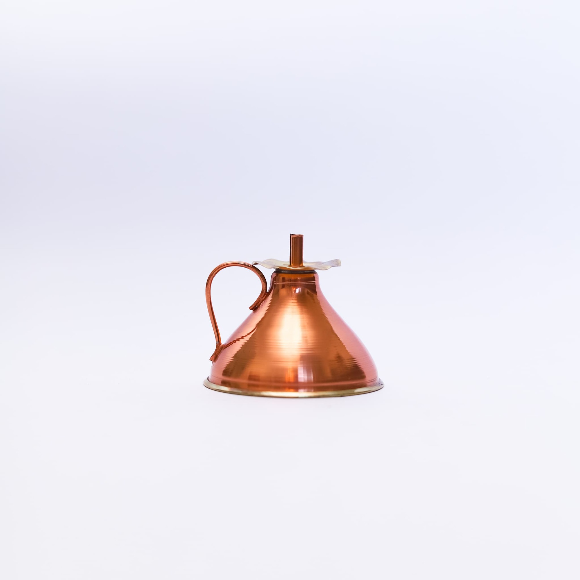 LAMPARINA + PORTA INCENSO DE COBRE MINI