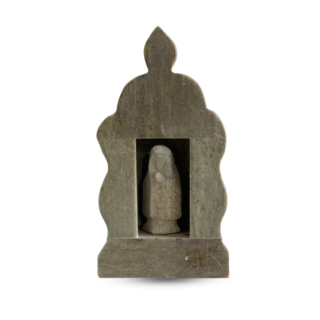Oratorio de Pedra sabão Natural Capela de Nossa Senhora